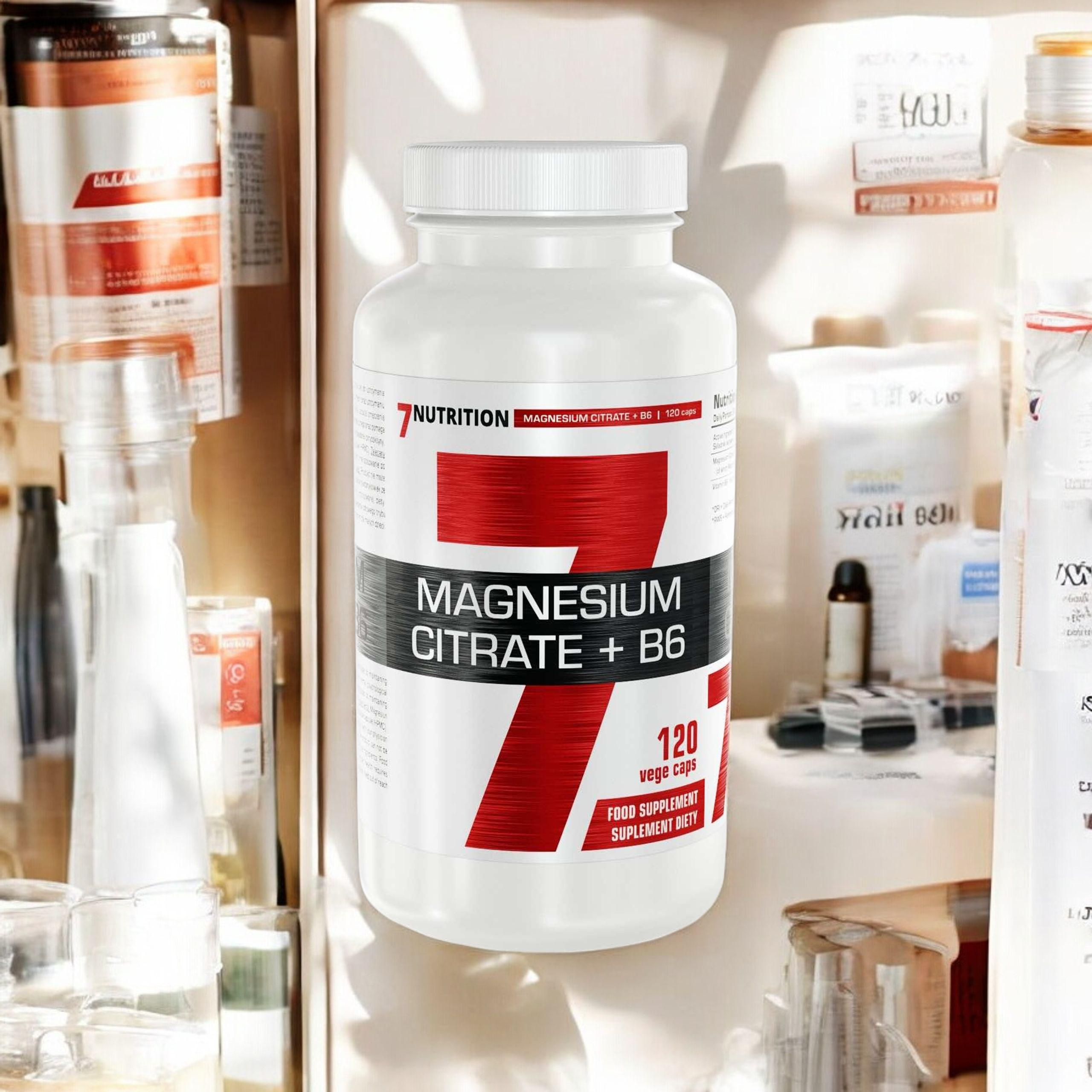 7 NUTRITION Magnesium Citrate + B6 - 120vcaps