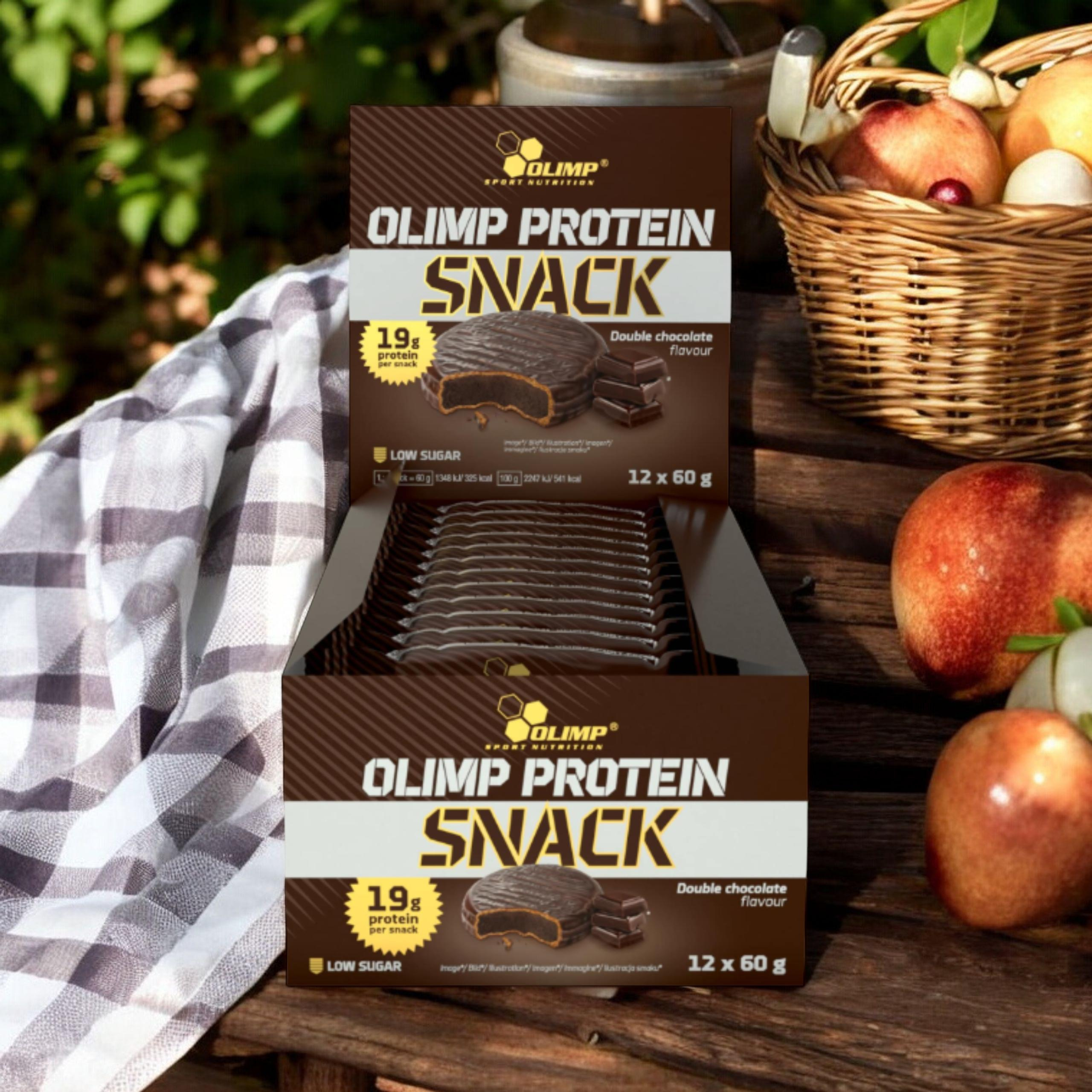 OLIMP Protein Snack - 12x 60g  - Double Chocolate