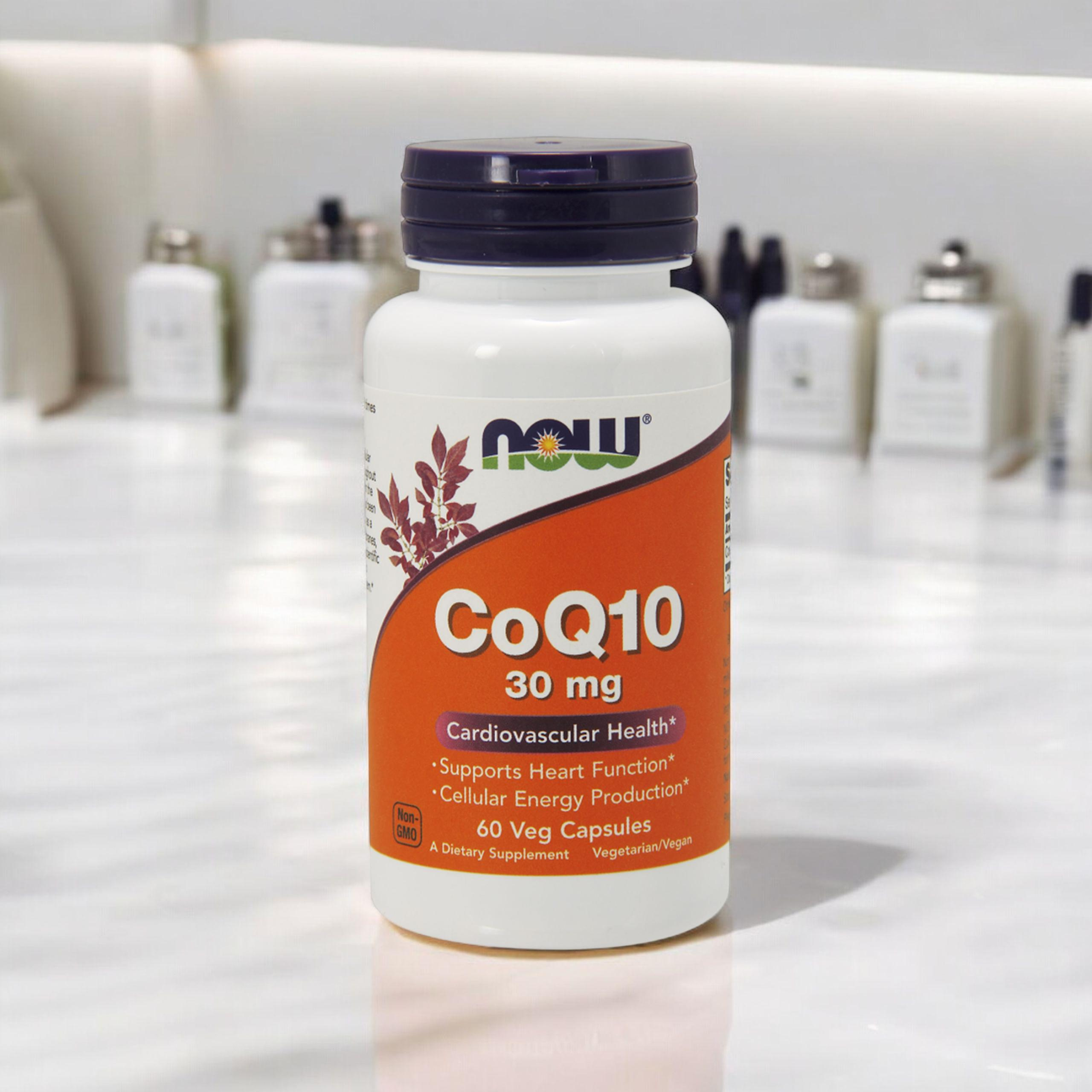 NOW CoQ10 ( Coenzyme Q10 ) 30mg - 60vegcaps