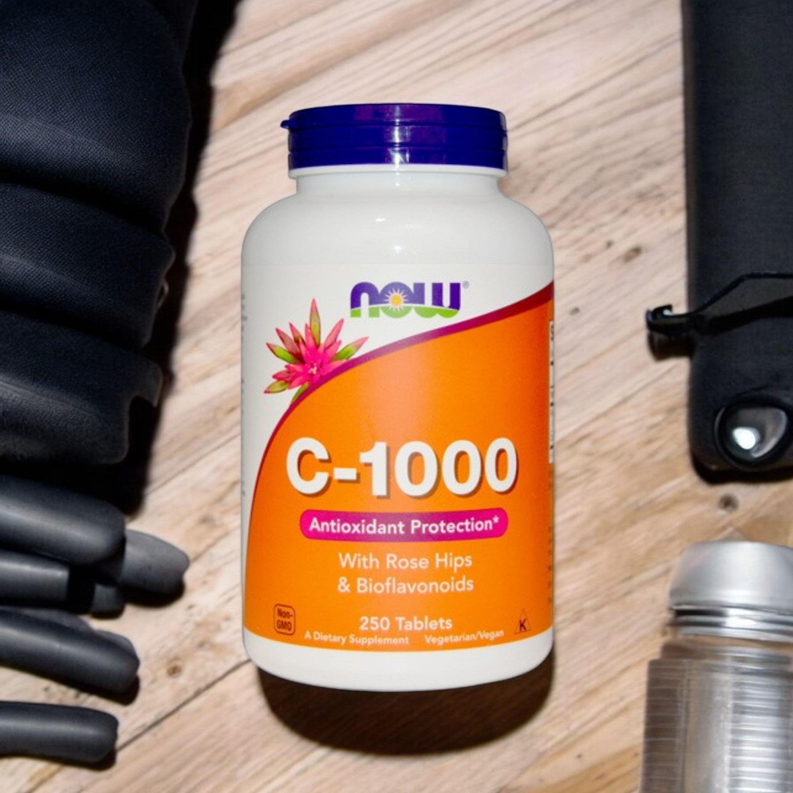 NOW Vitamin C-1000 Protection Antioxydante - 250tabs