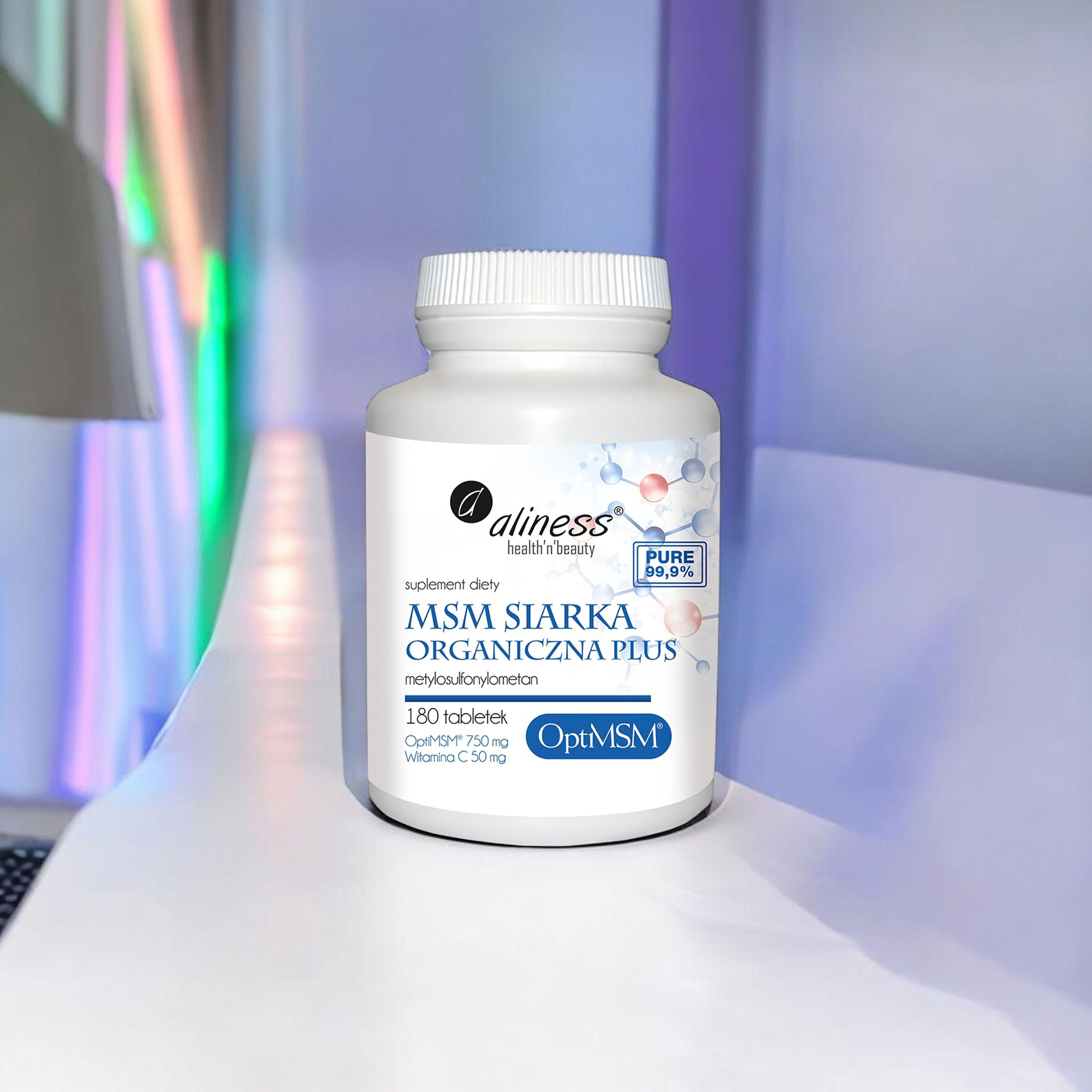 ALINESS MSM Soufre Organique PLUS - 180tabs