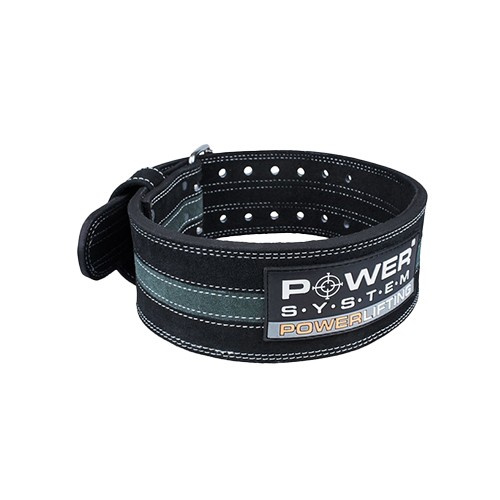 POWER SYSTEM Ceinture Skórzany - Powerlifting - Grey - XXL