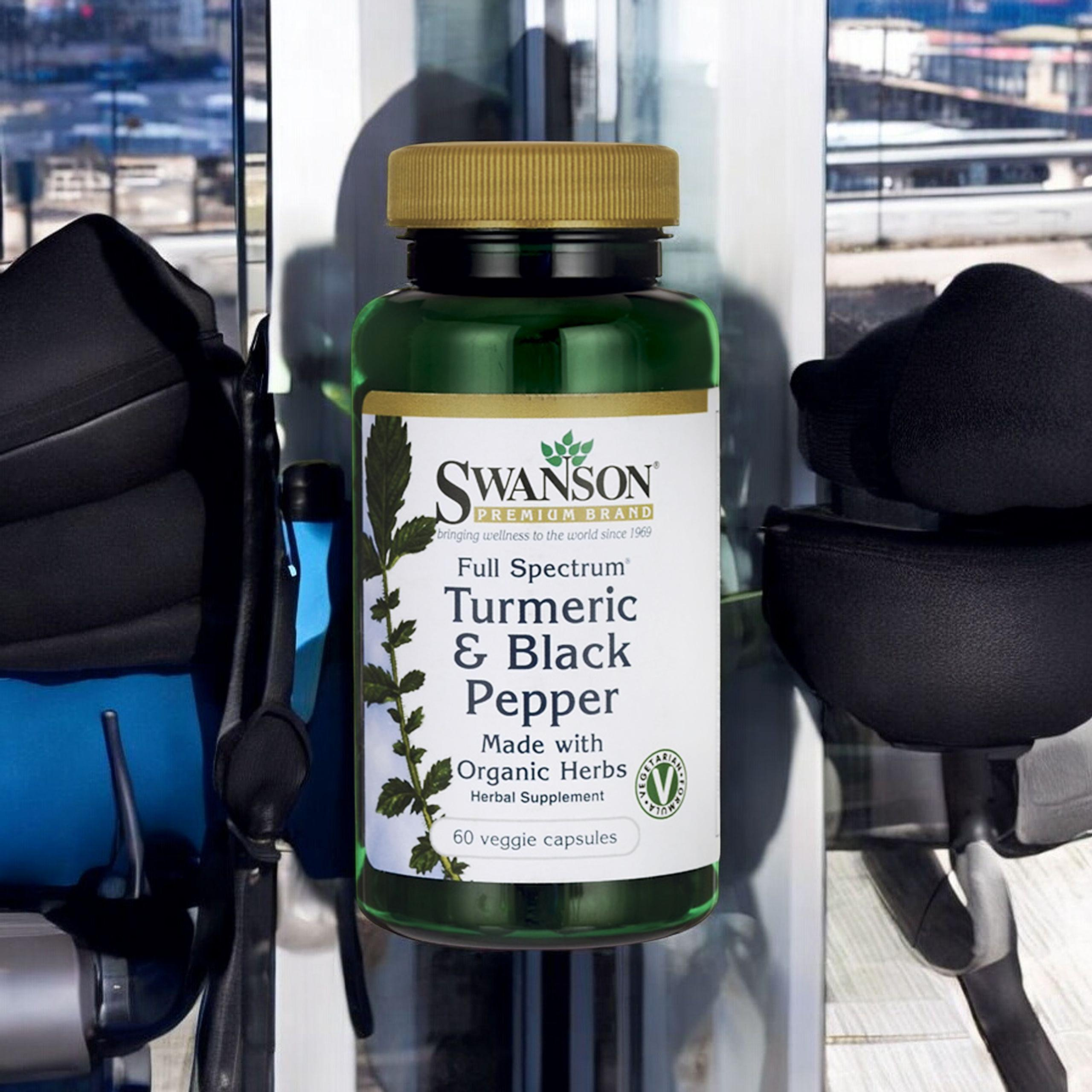 SWANSON Turmeric Black Pepper (Curcuma z Piperyną) - 60vcaps.