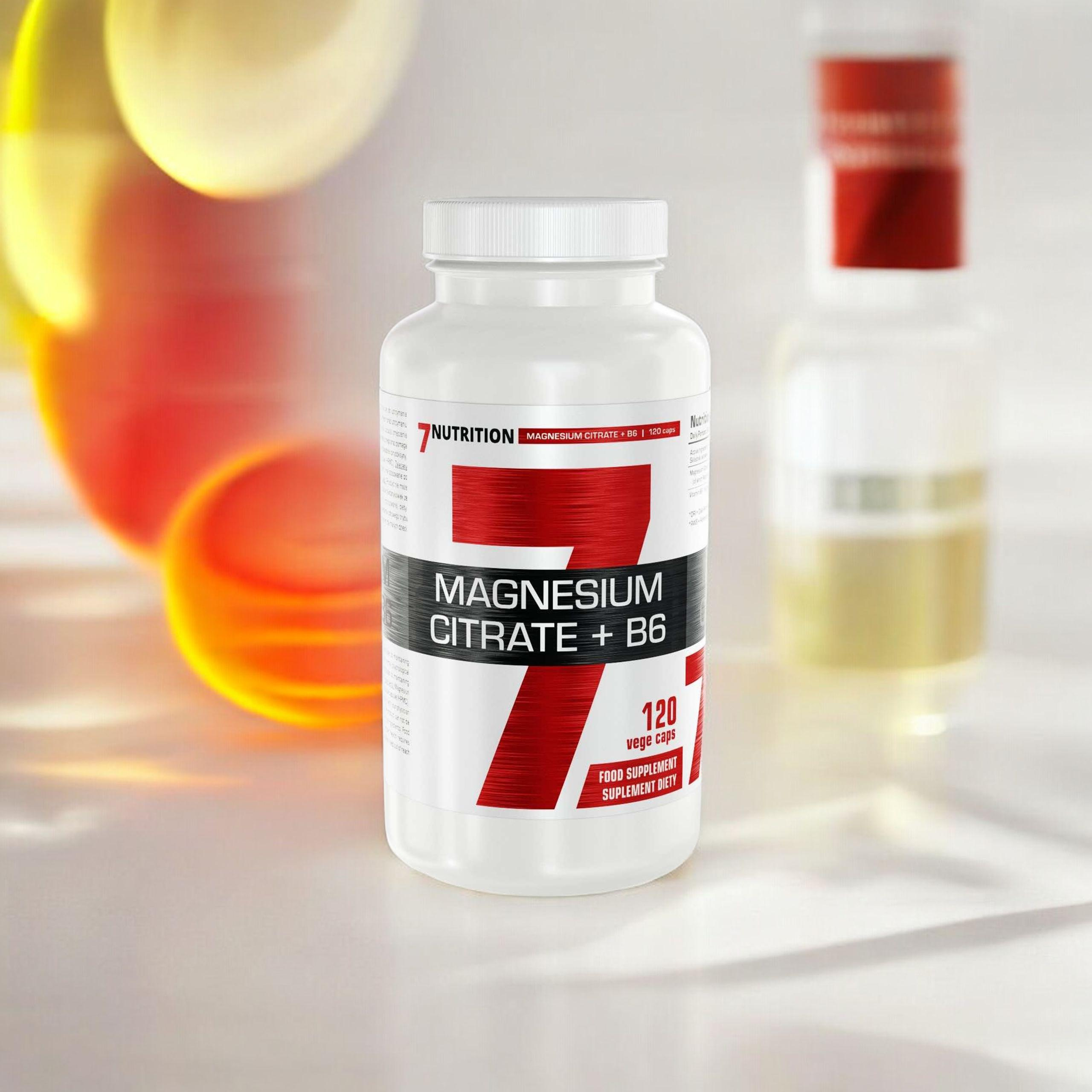 7 NUTRITION Magnesium Citrate + B6 - 120vcaps