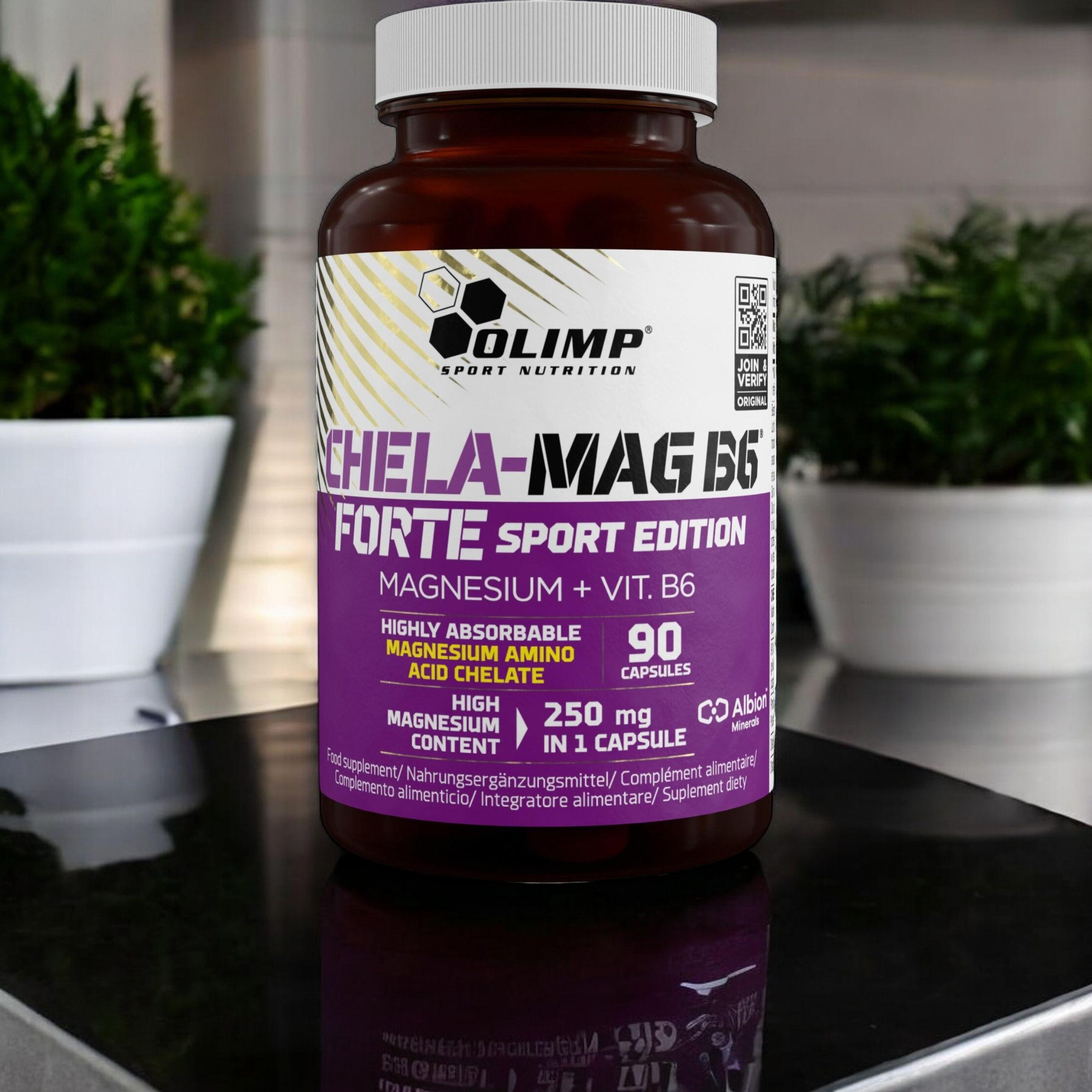 OLIMP - Chela-Mag B6 Forte Sport Edition - 90 gélules.