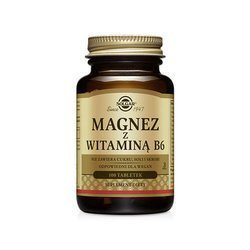 SOLGAR Magnésium avec Vitamine B6 - 100vtabs PL