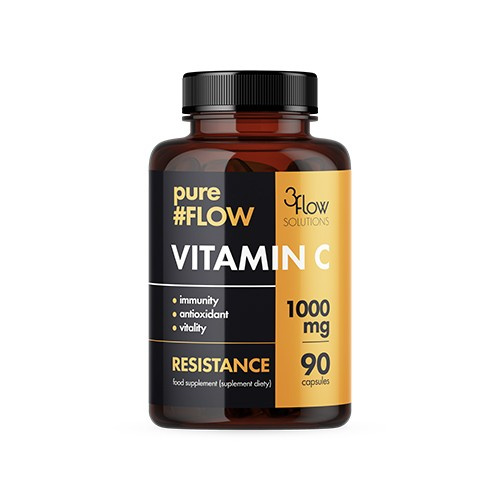 3FLOW SOLUTIONS Vitamine C 1000mg PureFlow - 90caps.