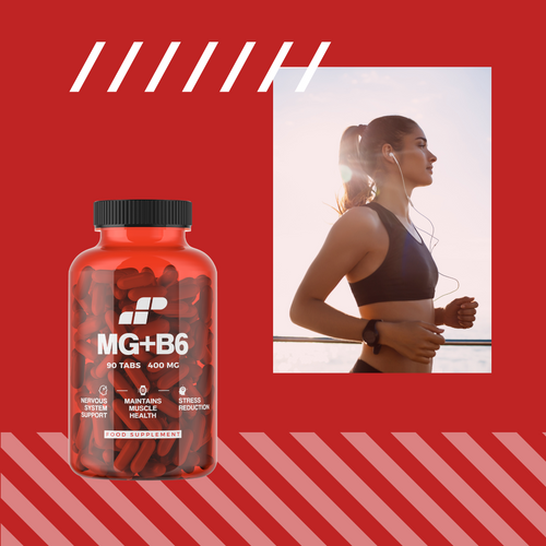 MP NUTRITION Mg + B6 - 90tabs - Magnésium + Vitamine B6