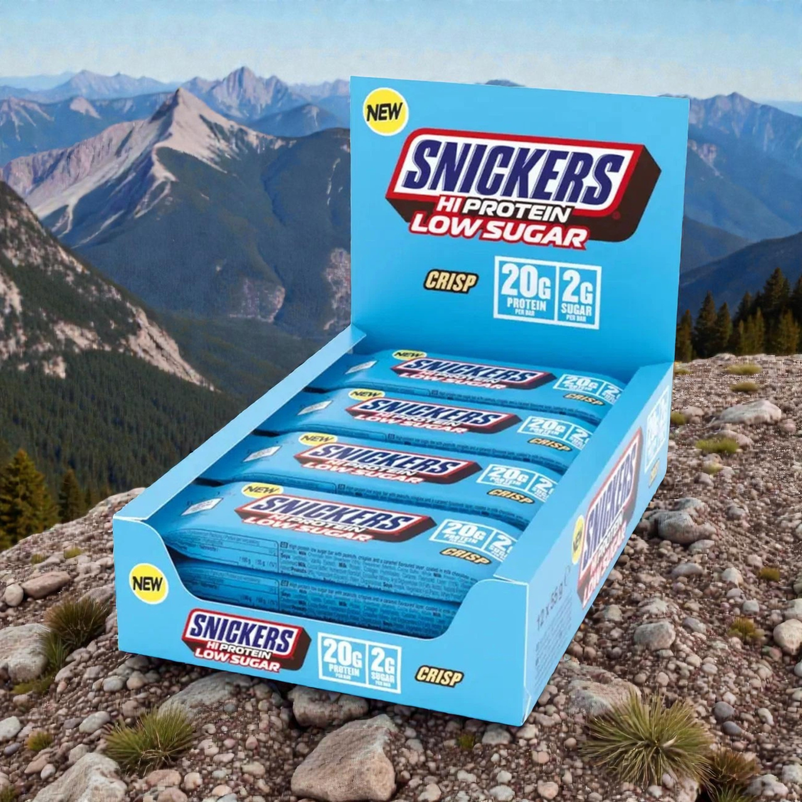 Mars - Snickers HIProtein Low Sugar Bar - 55g x12 Crisp