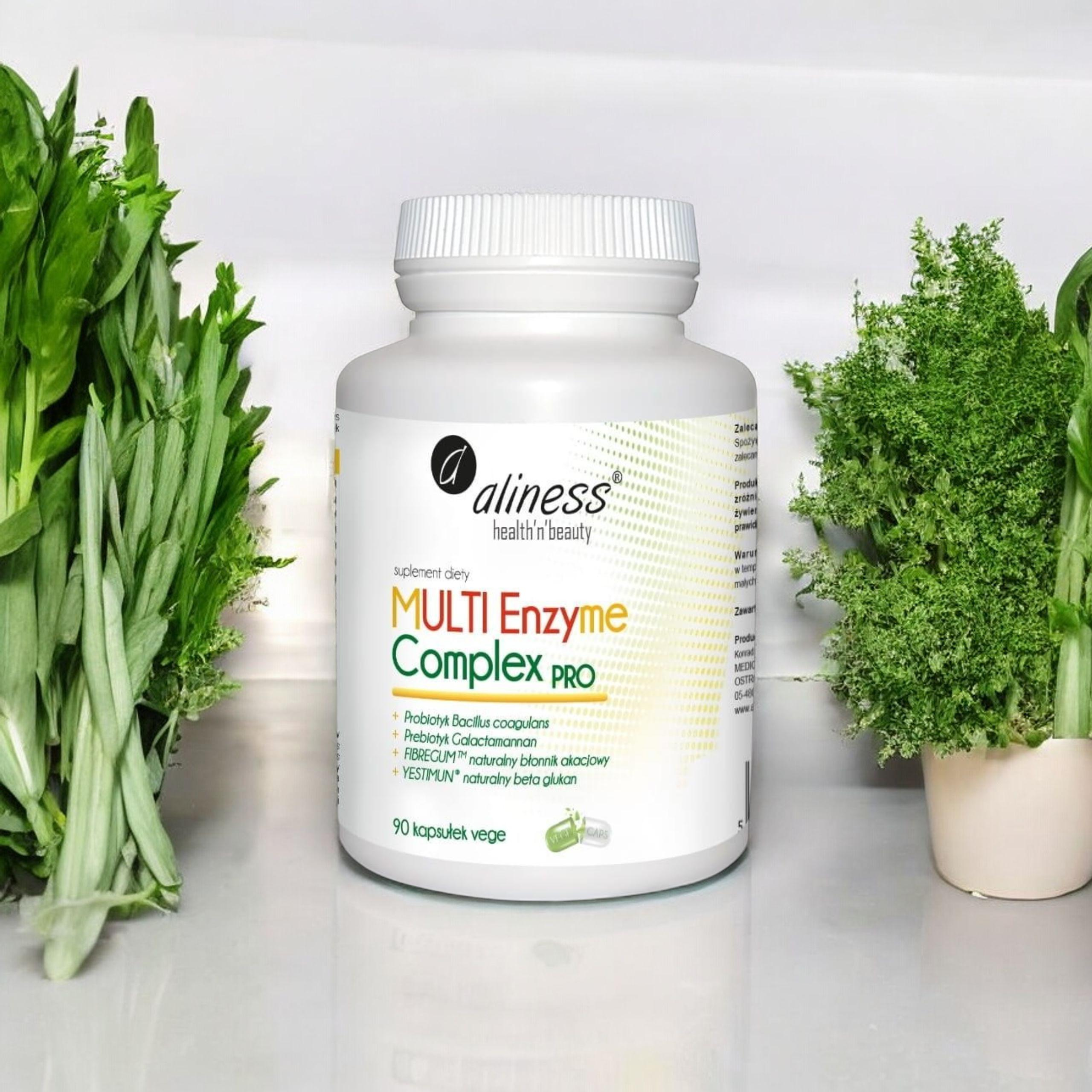 ALINESS - Multi Complexe Enzymatique Pro X - 90 gélules végétales.
