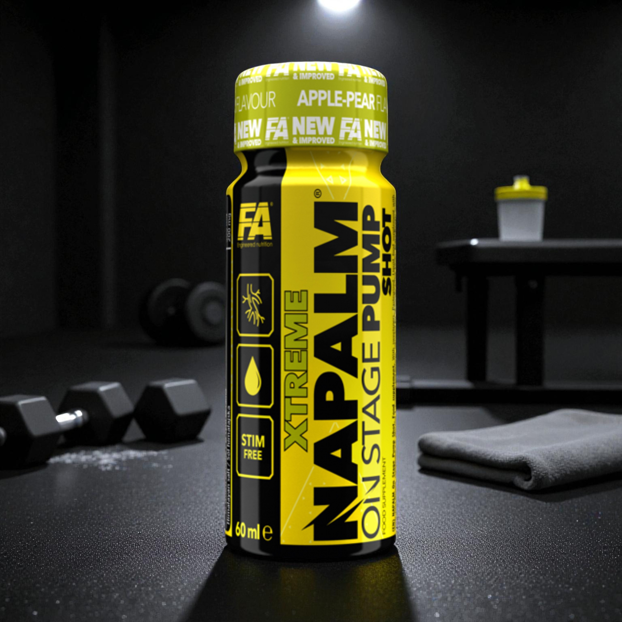 FITNESS AUTHORITY - Napalm Xtreme On Stage Pump Shot - 24x 60ml