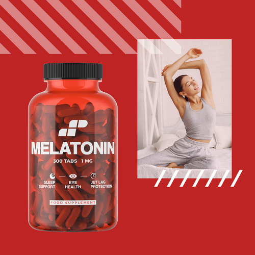 MP NUTRITION Melatonin 1mg - 300tabs - Mélatonine