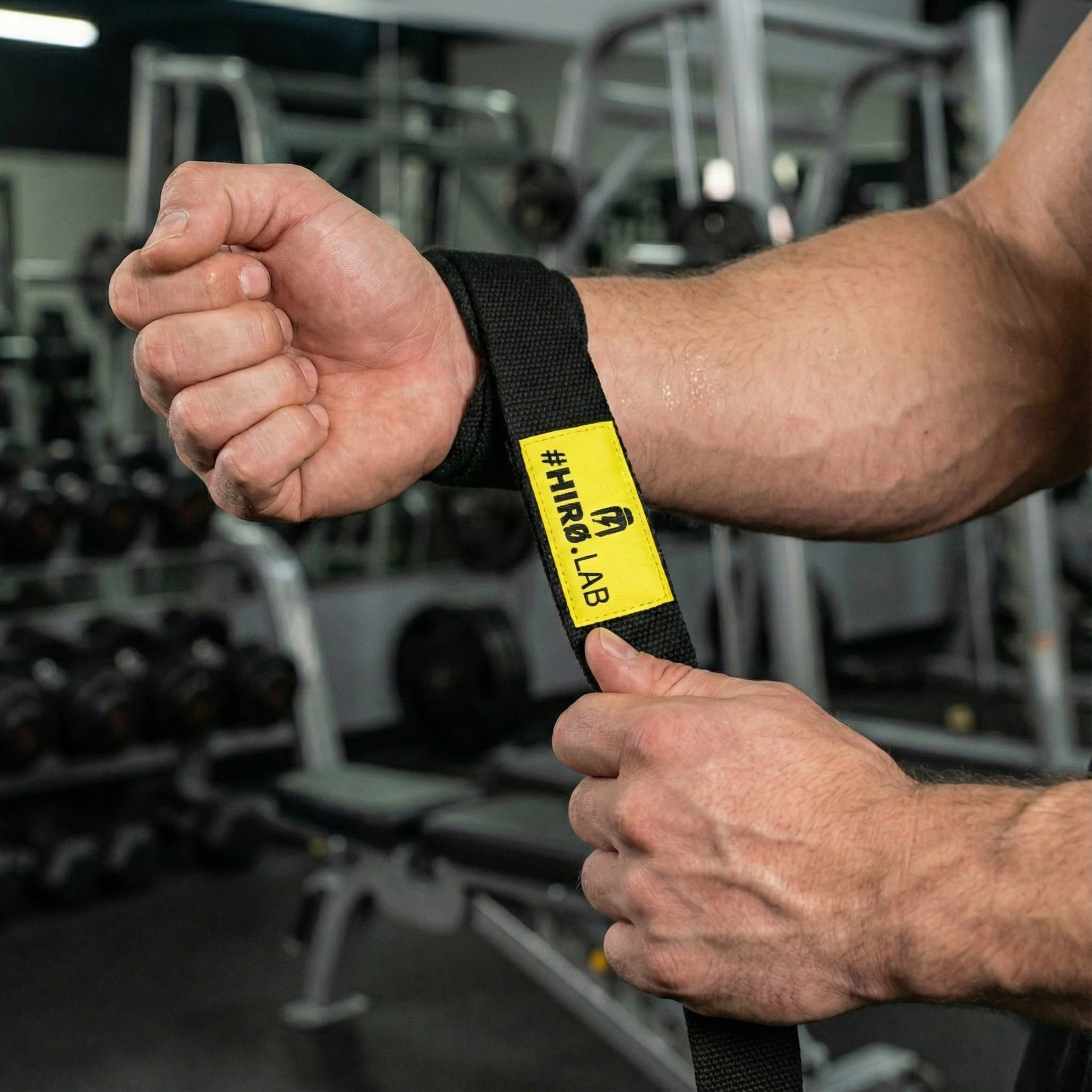 HIRO.LAB Cotton Straps - Sangles pour soulever des poids