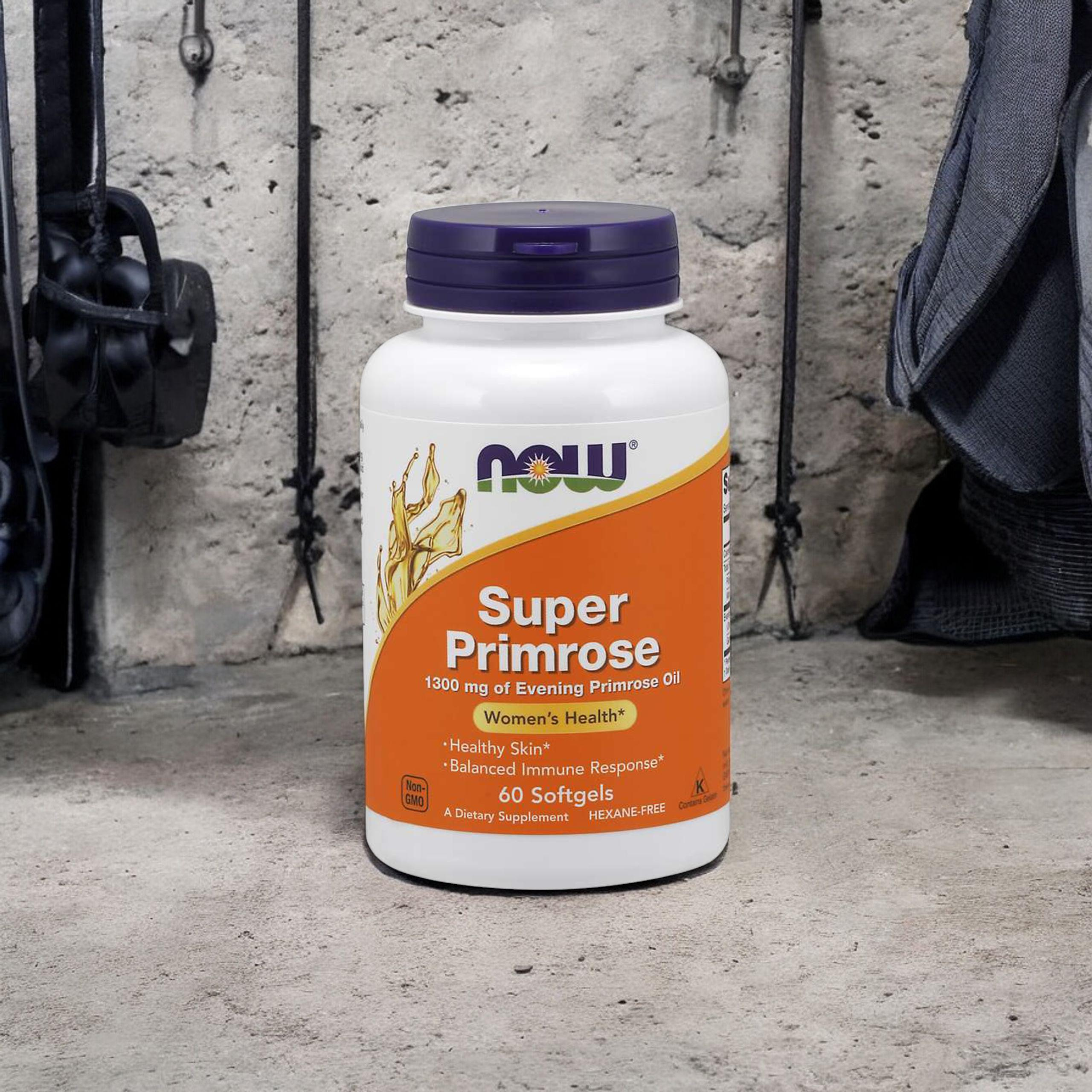 NOW Super Primrose - 60softgels. - Huile d'Onagre Biannuelle