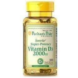 Puritan's Pride Vitamin D3 2000IU - 100softgels