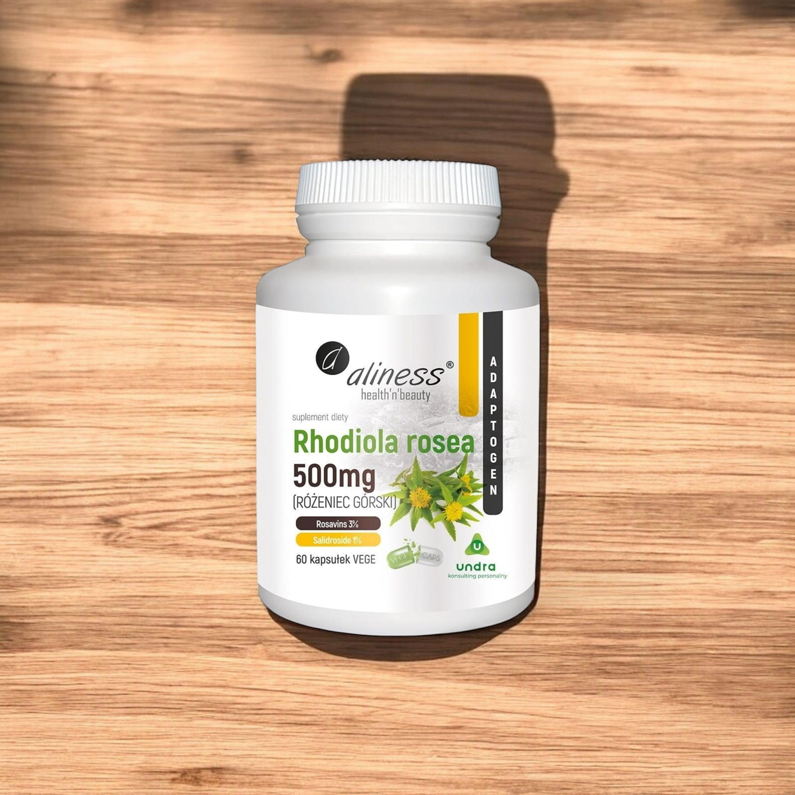 ALINESS - Rhodiola Rosea 500mg - 60gél.vég.