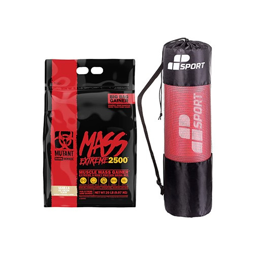 Zestaw MUTANT Mutant Mass XXXtreme - 9070g + MP SPORT - Tapis d'entraînement GRATIS