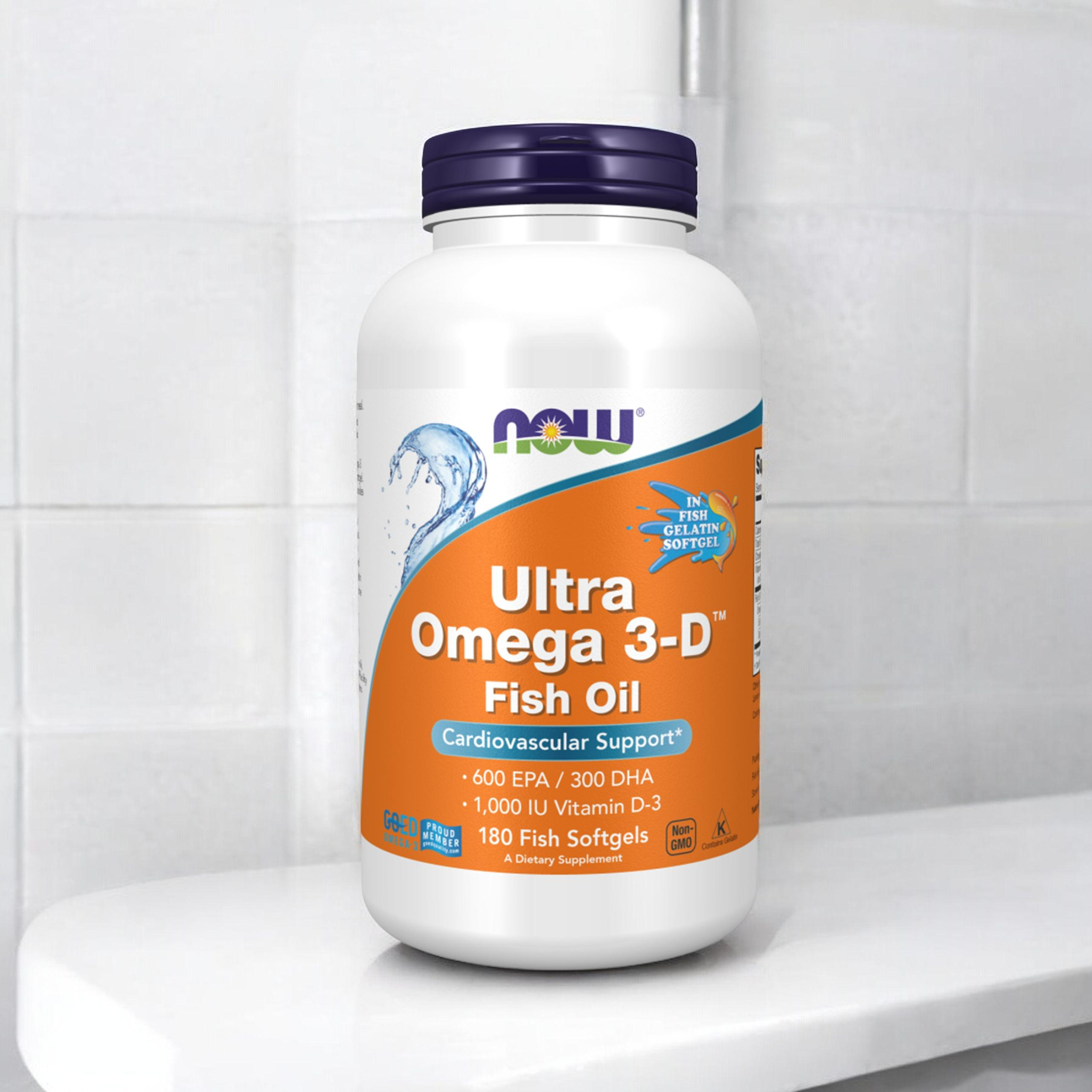 NOW Ultra Omega 3-D Fish Oil - 180softgels