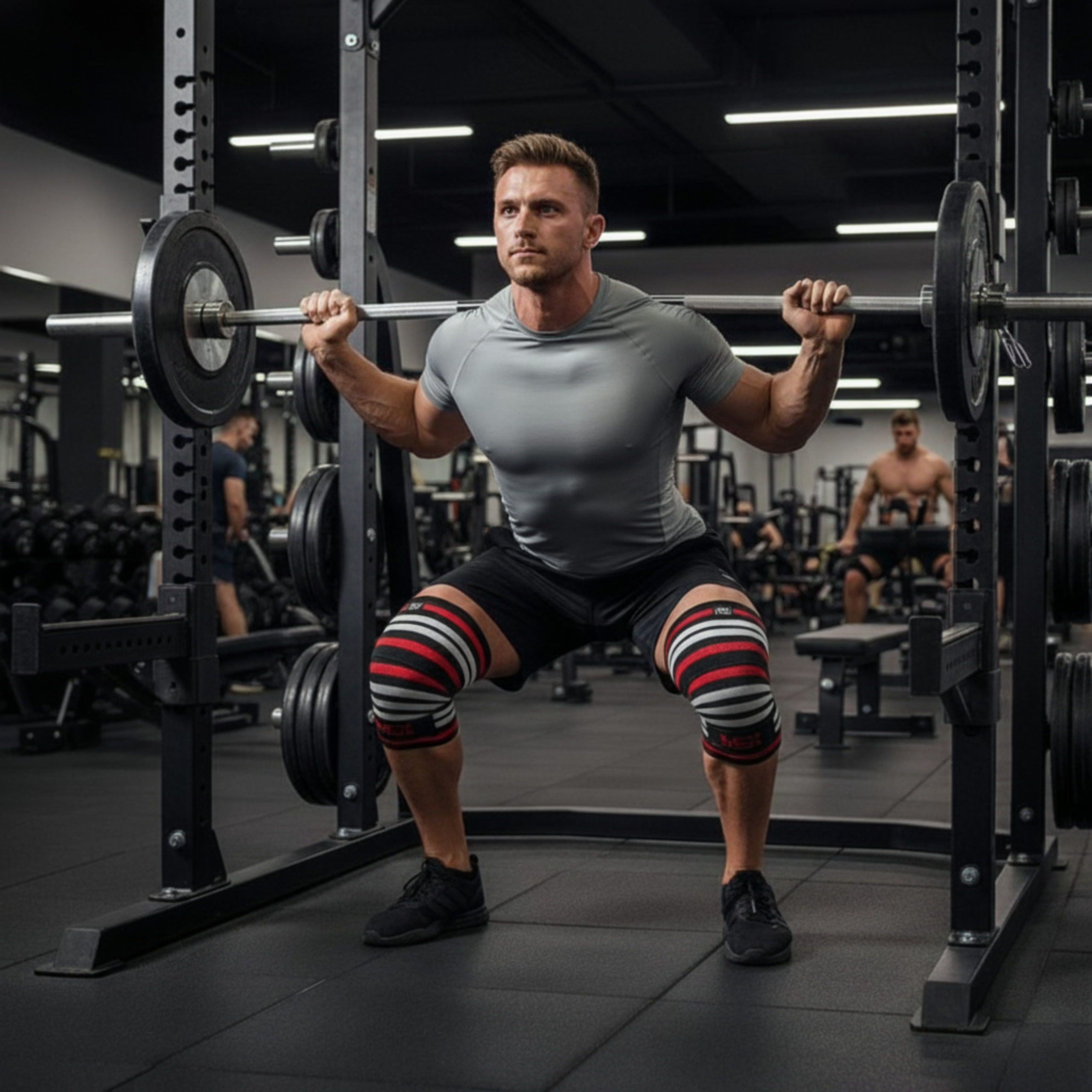 MEX SPORT - Knee Wraps - Noir/Rouge/Blanc pol_pl_MEX-SPORT-Knee-Wraps-Black-Red-White-43166_6