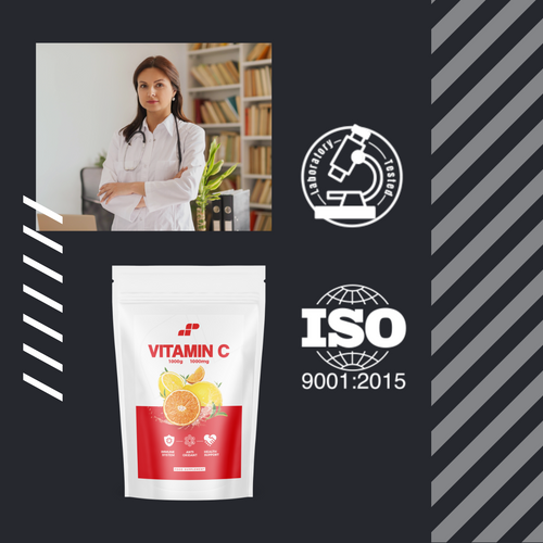 MP NUTRITION 100% Vitamin C 1000mg - 1000g - Witamina C - SOLDES - 07-11