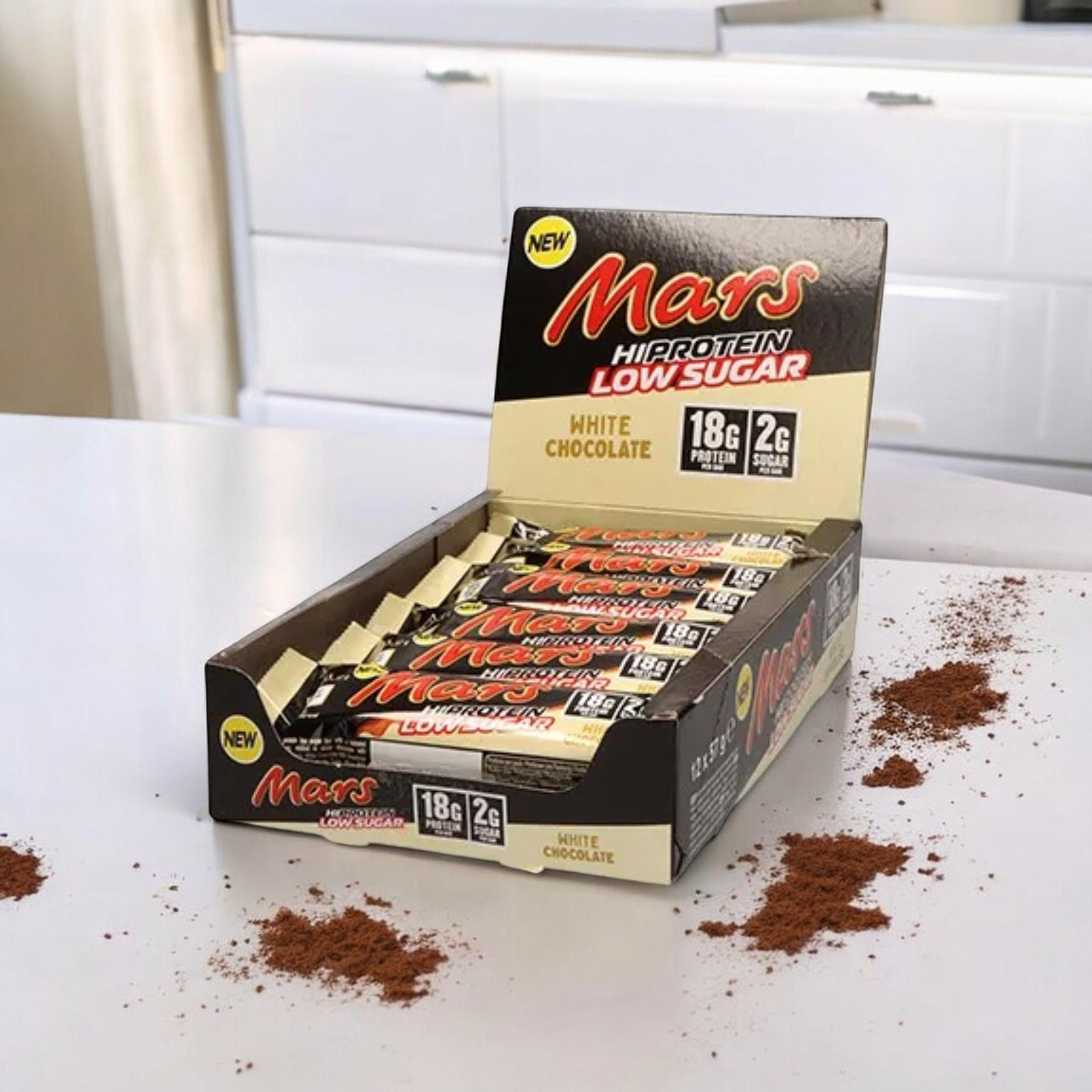 Mars - Barre Mars HIProtein LS - 12x 57g - Chocolat blanc