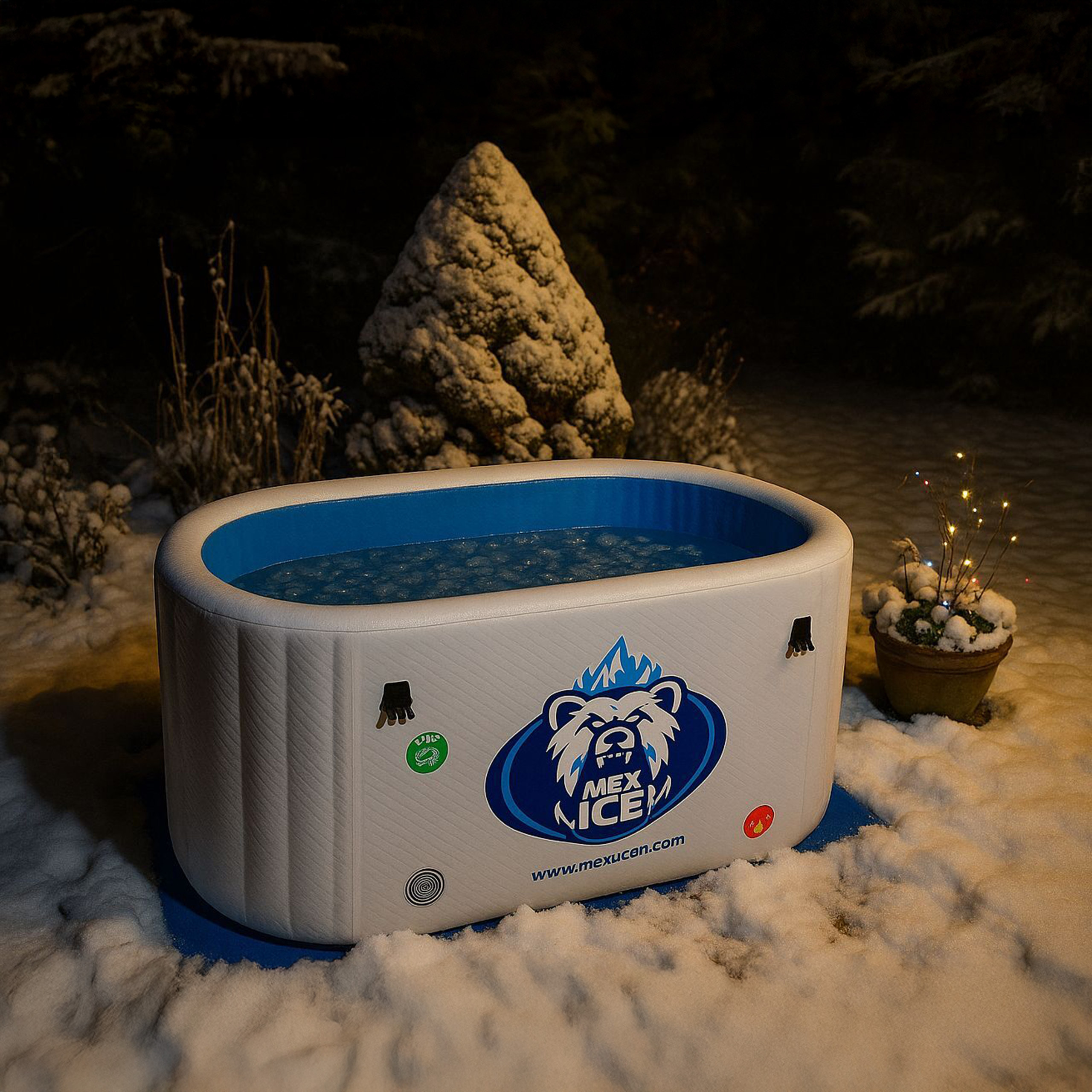 MEX ICE – Baignoire Gonflable Deluxe