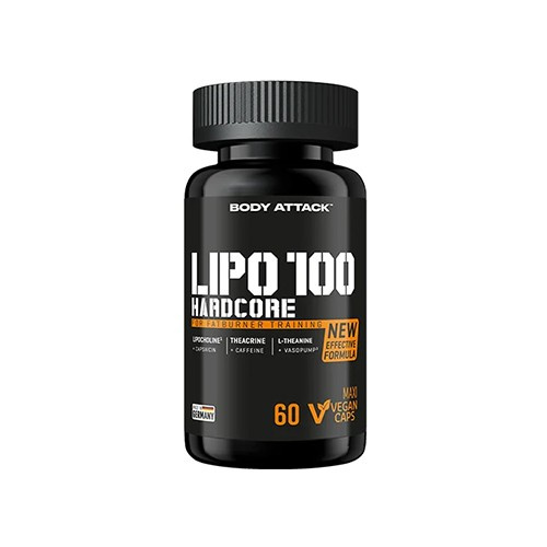 Body Attack Lipo 100 Hardcore 60 vcaps PROMOTION