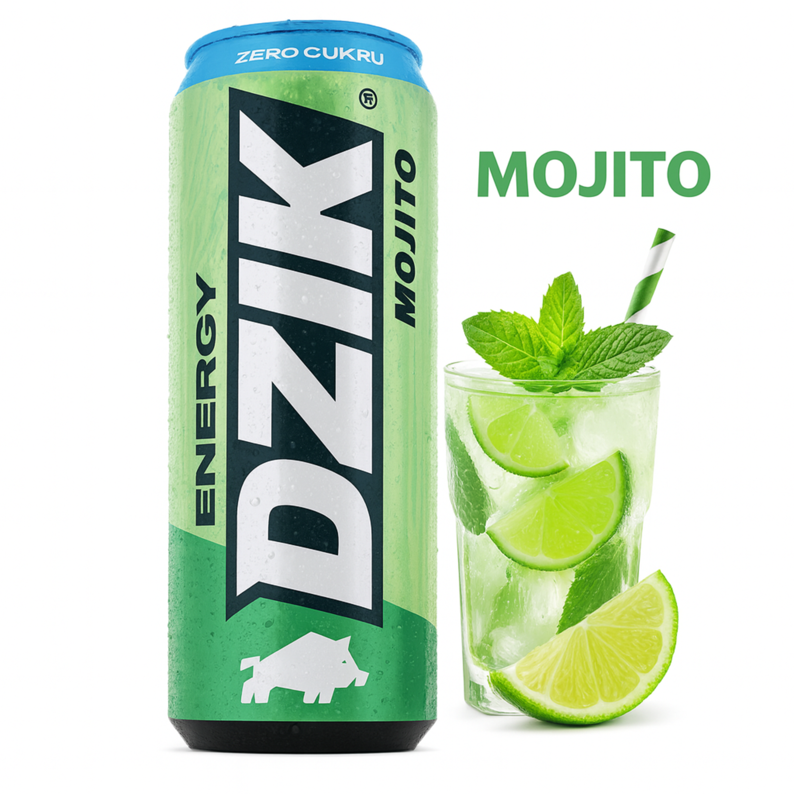 DZIK - Énergie Sanglier - 500ml - Mojito